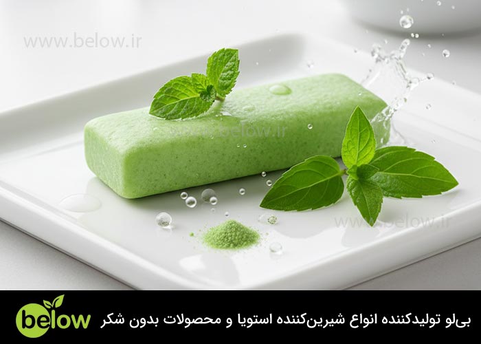 آدامس بدون قند استویا با طعم نعنا