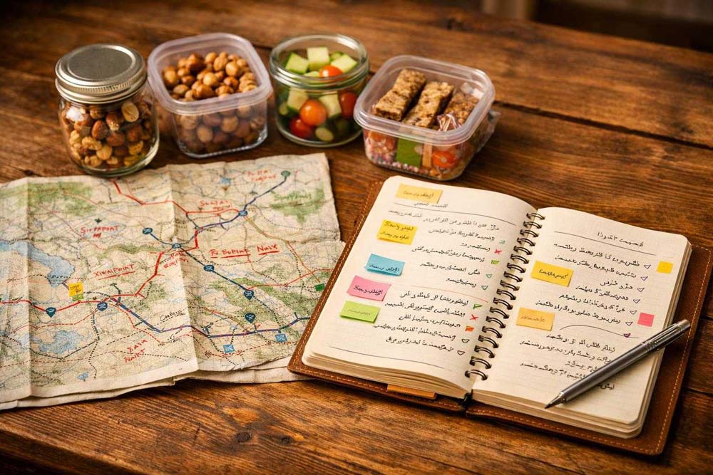 اهمیت برنامه‌ریزی از پیش برای حفظ رژیم در سفر و مهمانی