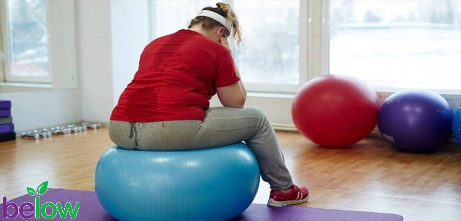 نداشتن تحرک و فعالیت بدنی در دوران رژیم