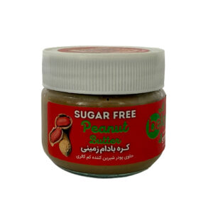 کره بادام زمینی بدون شکر 200 گرمی