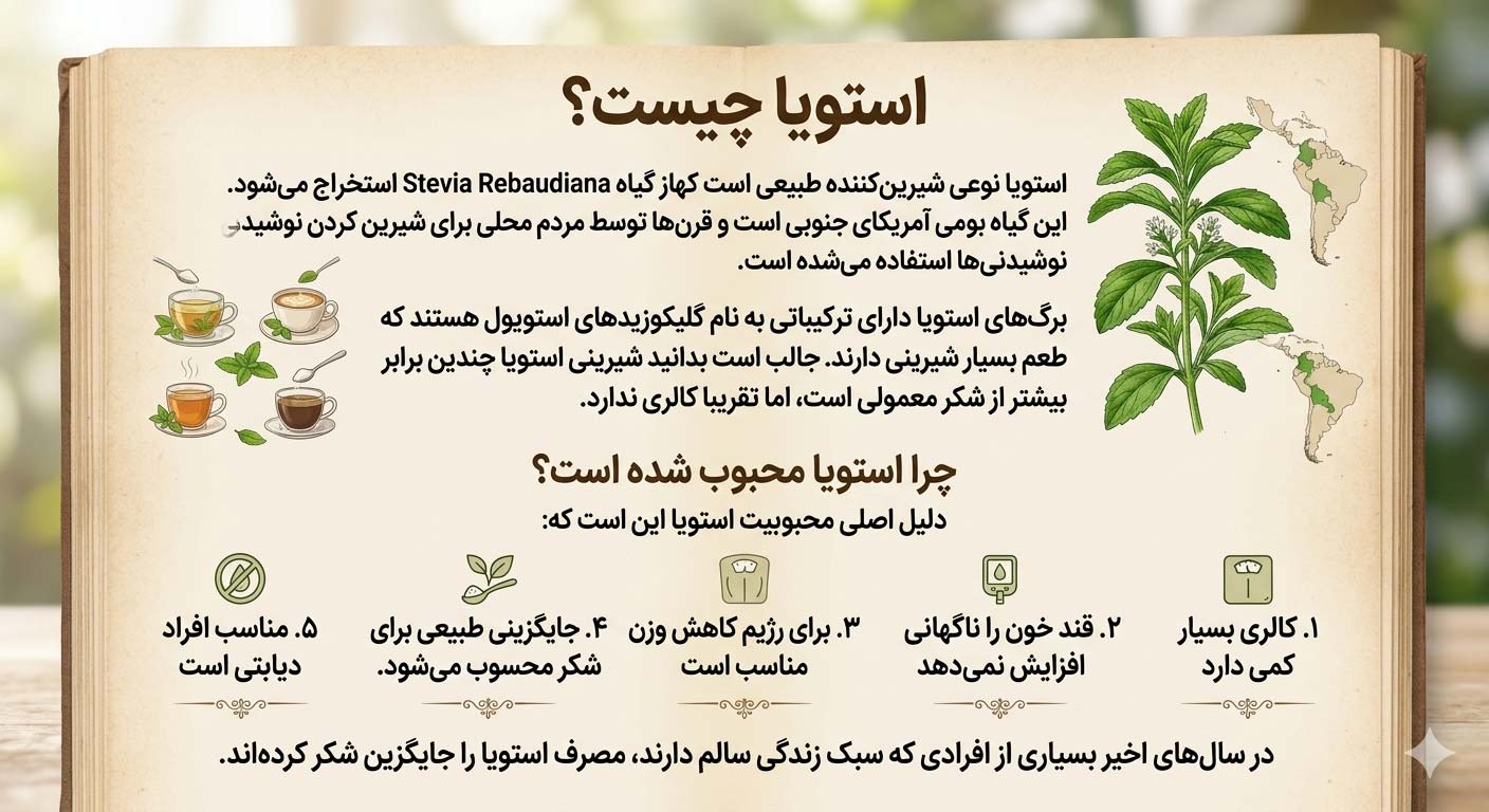 چرا استویا محبوب شده است؟​