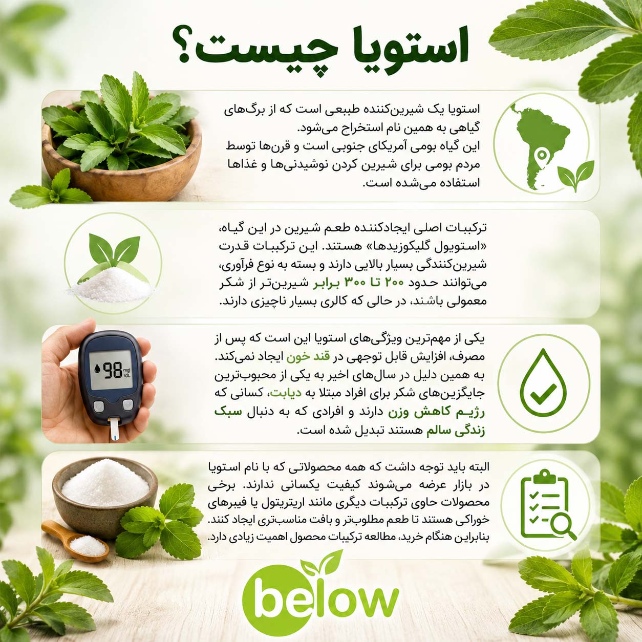 استویا چیست؟